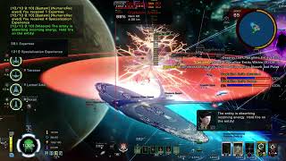 Star Trek Online Universe dreadnought vs Crystalline entity [upl. by Nahrut]