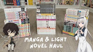 end of year manga amp light novel haul ✧  50 volumes [upl. by Neil]