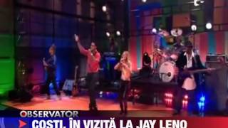 Costi Ionita a ajuns la emisiunea lui Jay Leno 9 IANUARIE 2012 [upl. by Niltiak485]