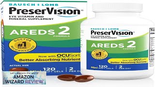 PreserVision AREDS 2 Eye Vitamin amp Mineral Supplement Contains Lutein Vitamin C Review [upl. by Syd]