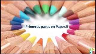 Videotutorial primeros pasos con Paperli [upl. by Maje]