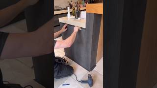 How to hang selfadhesive wallpaper on old furniture wallpaper furniturerepair [upl. by Beilul207]