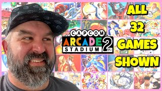 Capcom Arcade 2nd Stadium All 32 Games Shown [upl. by Sinnelg828]