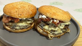 Homemade Cheeseburger with Crispy Bacon – Better than a Restaurant [upl. by Stargell558]