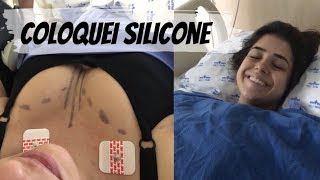 VLOG  MINHA CIRURGIA DE SILICONE Pre e Pós operatório [upl. by Carlock]