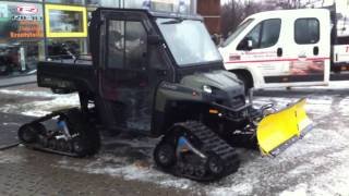 Ranger 800 mit hydraul Schneeschild [upl. by Anoyet355]