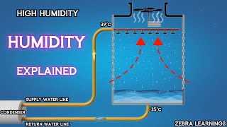 Humidity Explained  Animation  HVAC [upl. by Helman]