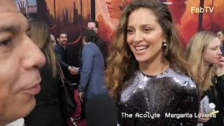 Margarita Levieva arrives at quotThe Acolytequot Launch Event Takes Hollywood [upl. by Mariano]