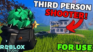 Third Person Shooter Game  Roblox Studio  FULL GAME FOR DOWNLOAD [upl. by Ahsitra]