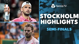 Wawrinka Takes On Paul Dimitrov Battles Griekspoor  Stockholm 2024 SemiFinals Highlights [upl. by Larentia661]