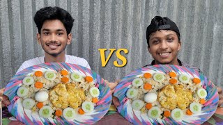 Fried rice amp Boil Egg Challenge  Competiton [upl. by Corotto632]