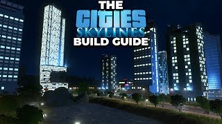 IT Cluster Park  The Cities Skylines Build Guide TutorialInspiration Lets Play Part 43 [upl. by Antebi185]