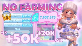 How I Get 7 MILLION Diamonds NO FARMING ❄ Royale High Diamond Grinding Tips amp Trick [upl. by Benenson]