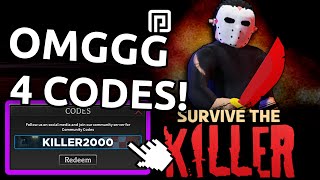 Survive the Killer SEPTEMBER CODES UPDATE ALL NEW ROBLOX Survive the Killer CODES [upl. by Hester]