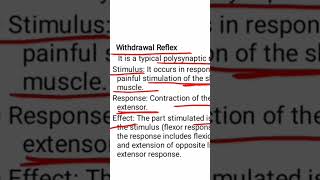 Withdrawal reflex [upl. by Claudelle]