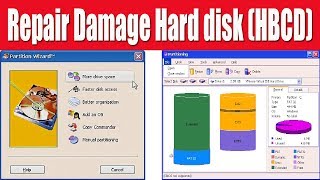 How to repair Hard disk drive in bangla  hirens boot cd  repair HDD use partition commander [upl. by Papagena]