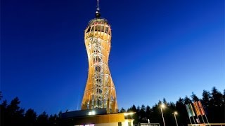 Pyramidenkogel The wooden tower worlds tallest in Carinthia Austria [upl. by Echikson]