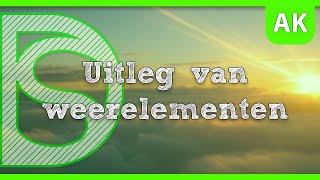 Examen aardrijkskunde  Uitleg van weerelementen 1 VmboT [upl. by Armalda]