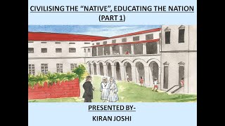 class 8 history chapter 6  Civilising the “Native” Educating the Nation  Class 8 History UpscSsc [upl. by Anurag]