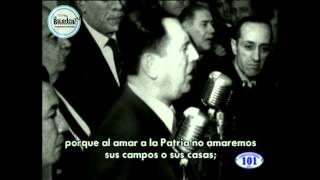 Discurso de Perón el 17 de octubre de 1945  HD [upl. by Nnylamme]