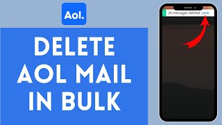 How to Delete AOL Mail in Bulk 2024  Remove AOL Mail in Bulk [upl. by Swisher]