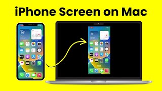 Mirror iPhone Screen to MacBook  iPhone to Mac Screen Sharing [upl. by Pierrette]