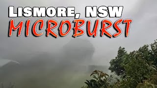 Microburst Impacts Lismore NSW  8 December 2024 [upl. by Sarena]