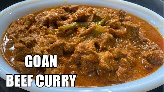 Goan Beef Curry Recipe  How to Make Goan Beef Curry  Beef Curry Without Coconut [upl. by Solraced]