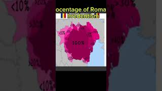 Procentage of Romanian Irredentism maps mapper romania [upl. by Miriam73]