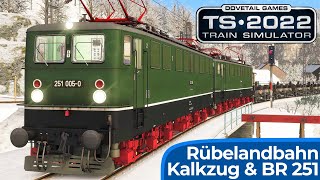 Rübelandbahn  Kalkzug ins Kalkwerk  TRAIN SIMULATOR 2022  Deutsche Reichsbahn – Holzroller BR251 [upl. by Mendive]