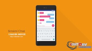 Xamarin Android Tutorial  Simsimi Chat App [upl. by Jerald]