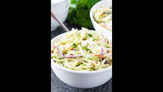 Homemade Broccoli Coleslaw [upl. by Nyliuqcaj]