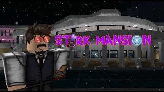 Touring My 15M Stark Mansion Bloxburg [upl. by Marilou782]