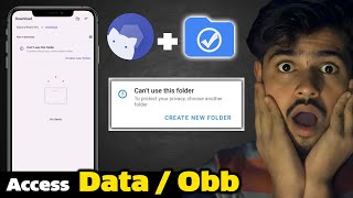 Cant use this folder  Android data file Not Showing  Copy Past Issue Fix [upl. by Nakah]