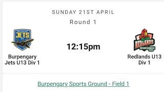 burpengary jets U13 Div 1 H2 [upl. by Kielty]