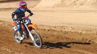 First Impression 2013 KTM 85 SX  Transworld Motocross [upl. by Ardnayek637]