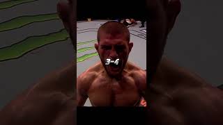 George StPierre Vs Khabib Nurmagomedov shorts mma ufc vs edit gsp khabib [upl. by Iniretake]