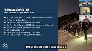 Climbing Aconcagua What is a double carry [upl. by Bertrand]