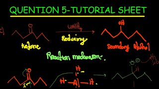 TOLLENS TEST AND REDUCTION OF KETONES Q5 [upl. by Notlem]