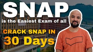 SNAP is the easiest exam of all  30 days to SNAP [upl. by Eimac917]