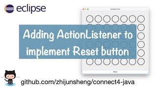 JPBE018 Adding ActionListener to implement Reset button [upl. by Rice]