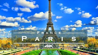 Paris France 🇫🇷  by drone 4K [upl. by Gabor700]