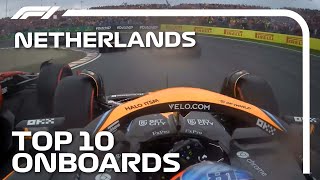 Rain Chaos Fernandos Perfect Start And The Top 10 Onboards  2023 Dutch Grand Prix  Qatar Airways [upl. by Ardeha277]