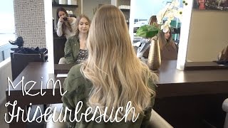 NEUE HAARE  Balayage  lange Haare ab  Friseurbesuch Vlog [upl. by Gorey106]