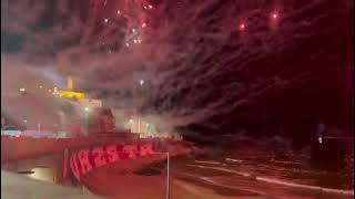 Ultras Hapoel Tel Aviv celebrate 25 years with fireworks [upl. by Urbannal]