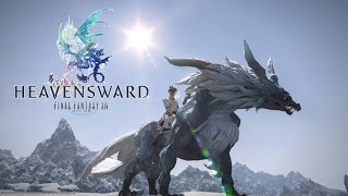 Final Fantasy XIV Heavensward  Fenrir Mount Obtained GET [upl. by Nodlew]