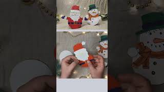 Create Cute Christmas RolyPoly Toys with Your Kids 🎅☃️ Fun and Simple DIY Craft [upl. by Milstone]