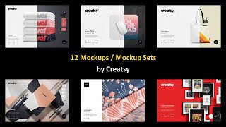 12 Mockups  Mockup Sets by Creatsy [upl. by Sixel]