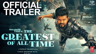 GOAT  OFFICIAL TRAILER  Thalapathy Vijay  Meenakshi Chaudhary  Venkat Prabhu  CONCEPT [upl. by Nylaj689]