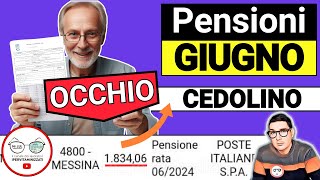 📑 CEDOLINO PENSIONI GIUGNO ➡ NOVITà IMPORTI TABELLA NETTI 📈 AUMENTI 0€ IRPEF PAGAMENTI CONGUAGLI [upl. by Eelrihs]